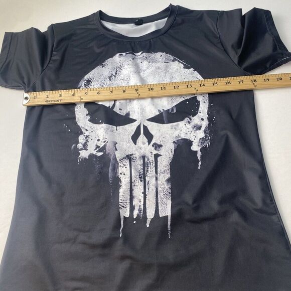 Punisher T Shirt Super Hero Skull‎ Comic Cool Tee Unisex Adult Size L Black - Picture 5 of 14